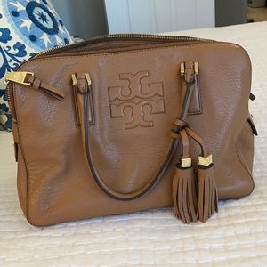 Tory Burch Thea Triple Zip Tassel Purse